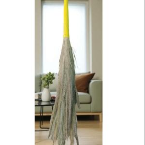 555 Super Soft Hill Grass Broom with Durable Yellow Handle