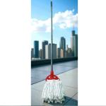 Heavy-Duty Clip-Style Cotton String Floor Mop with Long Stainless Handle | High-Absorbency Wet & Dry Cleaner