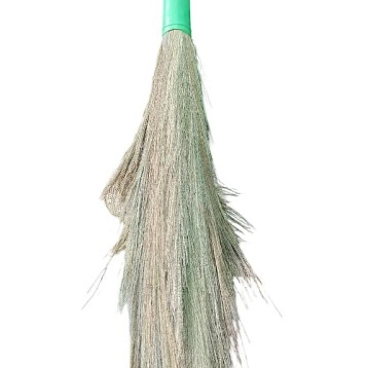 555 Super Soft Hill Grass Broom with Durable Yellow Handle